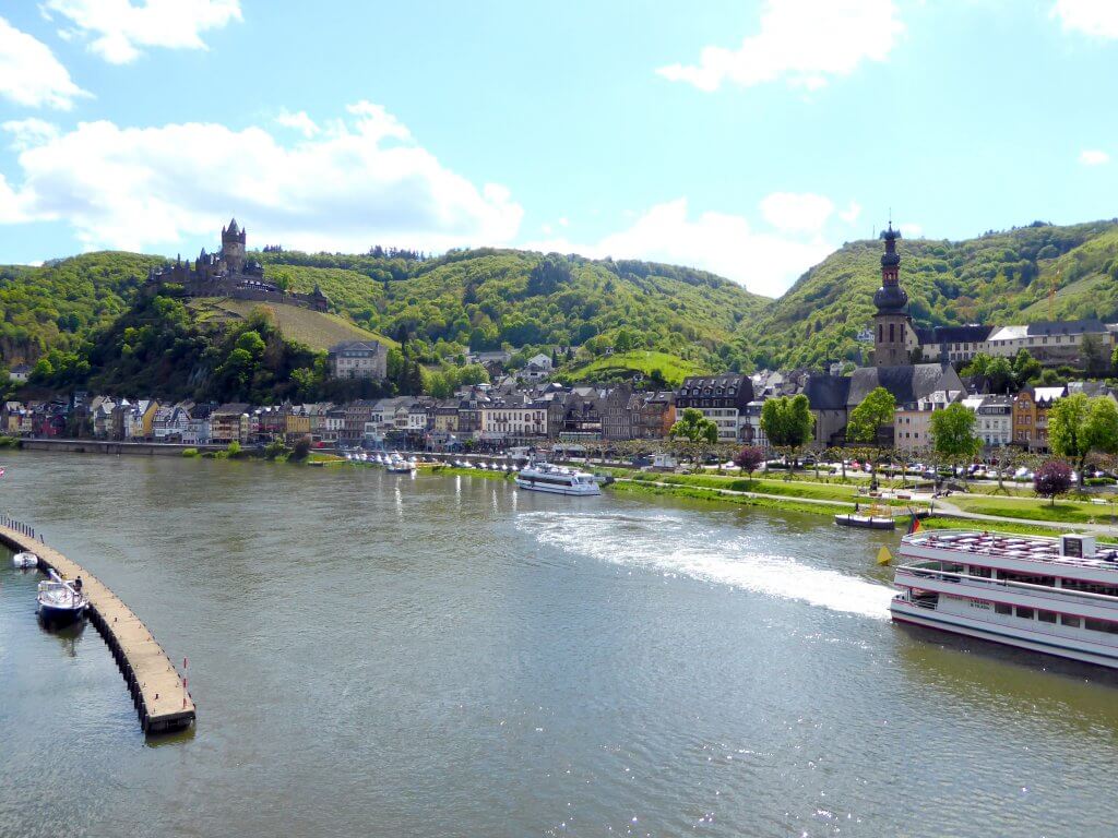 Cochem vanaf de brug