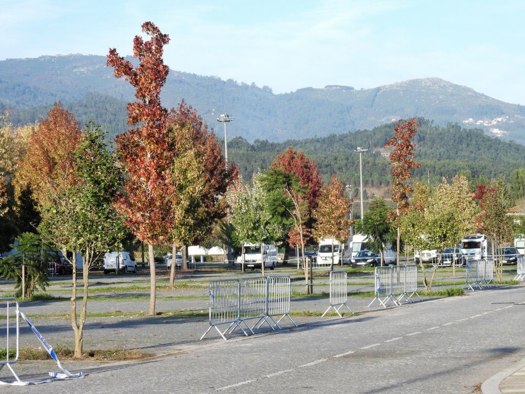 Parkeerplaats voor campers bij Expolima