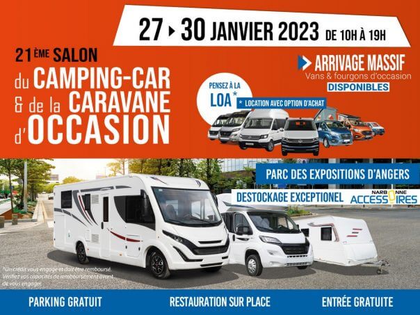 21e editie van de Tweedehands Camper Show in Angers
