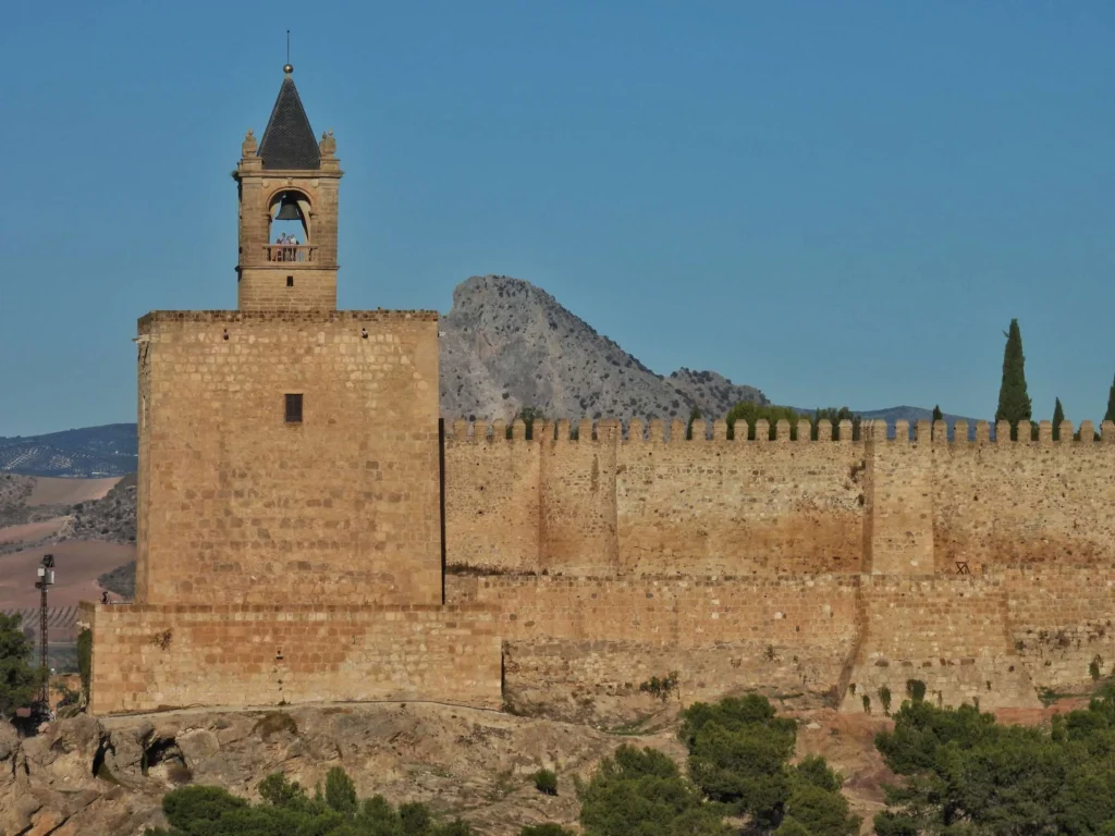 Alcazaba vanaf Parkeerplaats