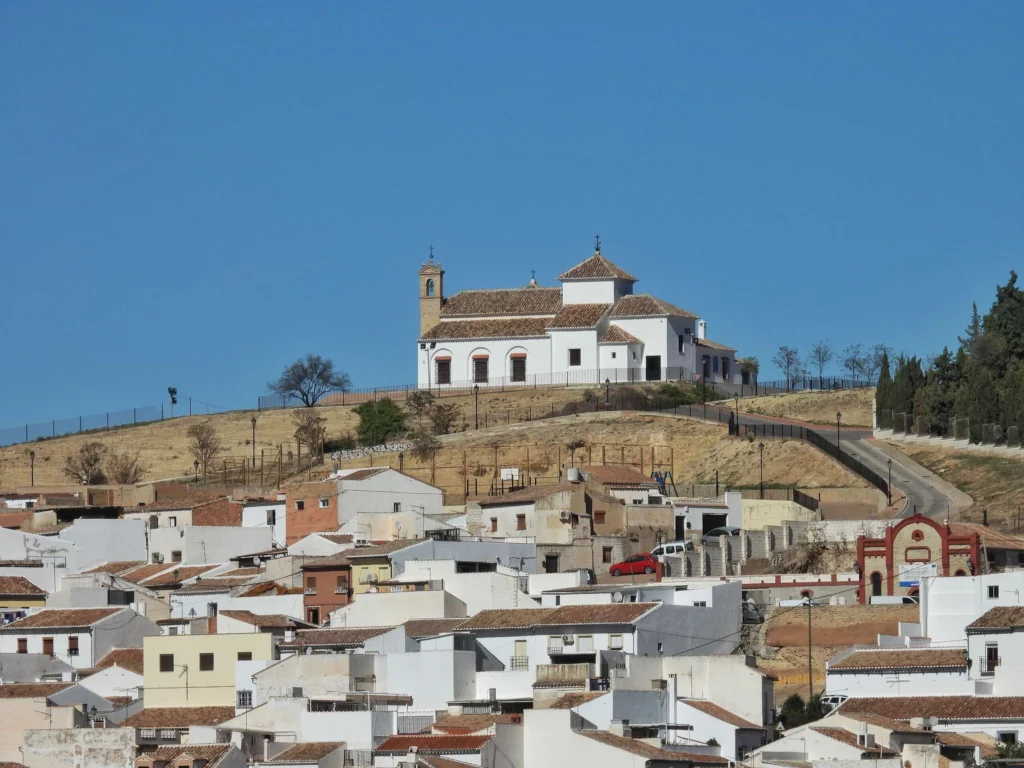 Ermita de la Vera Cruz vanaf Mirador del Carmen
